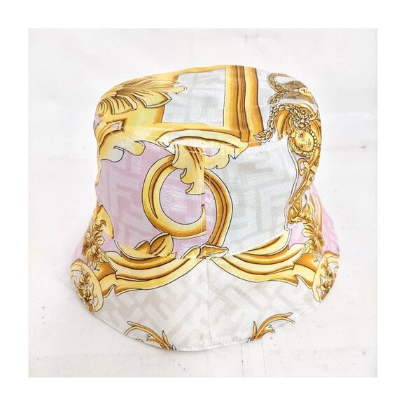 Fendi Hat Pinks Silk 388-070225 - Picture 2 of 9